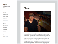 Tablet Screenshot of lancechapman.net